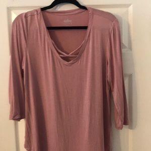 Soho criss-cross neck